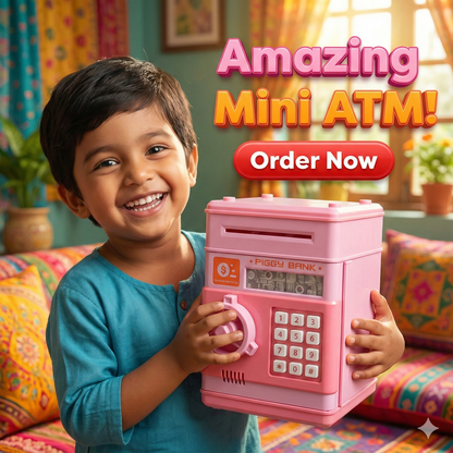 Mini ATM Password Protected BANK