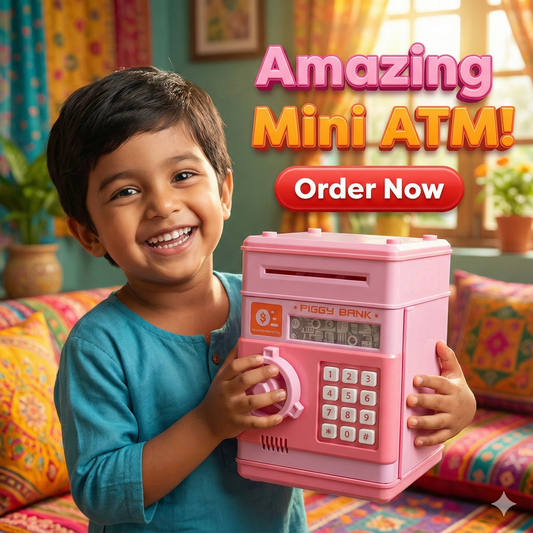 Mini ATM Password Protected BANK