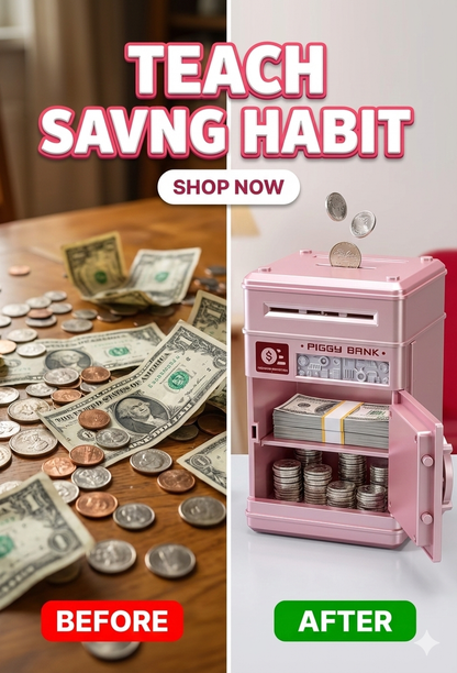 Mini ATM Password Protected BANK