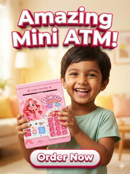 Mini ATM Password Protected BANK